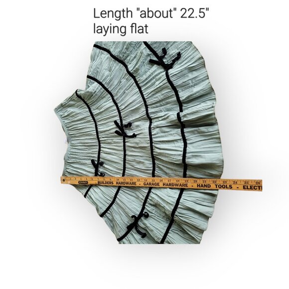 Fairycore Tiered Skirt Seafoam Green Black Size S Urban Outfitters Kimchi Blue - Picture 7 of 10